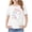 White-05, variant on Lopeceal Girls Short Sleeve Graphic T-Shirt Rabbit Rainbow Printed Crew Neck Pullover Tops Cute Sweet Casual Summer Shirt 2-13Y