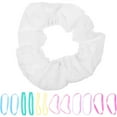 thumbnail image 1 of unbranded 1Jgo Scrunchies Elasticas Multicolor Para Fiesta Y Diversos Peinados Con Material De, 1 of 8
