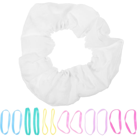 PENIKOKO 10Pcs Tie Dye Scrunchies Assorted Color Cotton Hair Bands