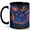 Black, variant on Magical Night Sky 11oz Ceramic Mug, Dragon Star Coffee Cup