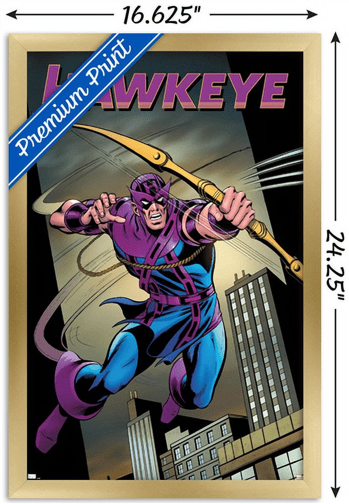 Marvel - Hawkeye - Hawkeye Freefall #1 Wall Poster, 14.725" x 22.375", Framed