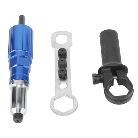 

Riveter Adaptor Electric Rivet Insert Nut Rivet Drill Attachment Diy Home Work For Factory Work Wood Work