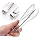 thumbnail image 2 of 2pcs Stainless Steel Grill Tongs Kitchen Gadget Clamps Heavy Duty Mini Spatula Non- Slip Cooking Spatulas for Nonstick Cookware--, 2 of 5