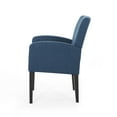 thumbnail image 2 of Noble House Pale Contemporary Fabric Dining Chairs, Set of 2, Navy Blue, 2 of 7