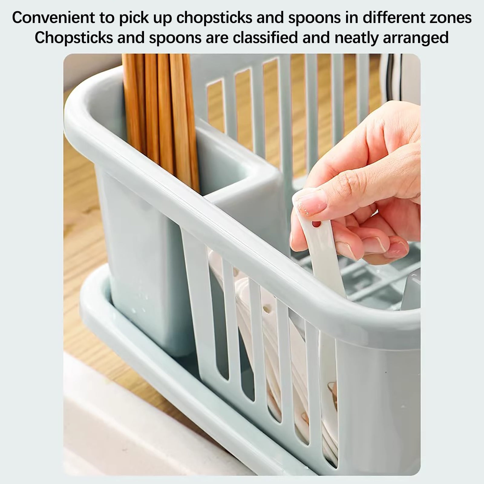 AYktou Dish Drying Rack,Dish Racks for Kitchen Counter,Mini Dish Rack with Drainboard,Dish Drainer & Tray Kitchen Sink Organizer for Small Spaces,Apartments,Boats,and More