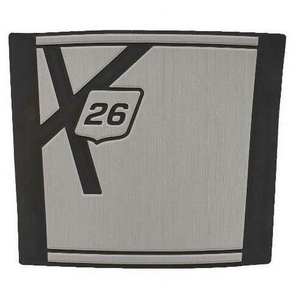 MasterCraft Boat Non-Skid Deck Mat 553297 | X26 Bow Step Gray Black