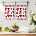 thumbnail image 3 of Red Ladybugs Kitchen Towels Set of 4, Modern Love Heart Checkered Plaid Absorbent Dish Towels for Kitchen, Microfiber Hand Towel, Quick Drying Tea Towel for Cleaning Decorative Dishcloths, 3 of 7