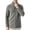 a01Dark Gray, variant on LODIENY Men Full Zip Cardigan Sweater Stand Collar Regular Fit Ribbed Knit Thermal Sweaters Long Sleeve Baggy Casual Fall Winter Outfits Khaki S