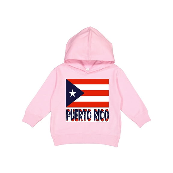 Inktastic Puerto Rico Flag & Name Toddler Hoodie