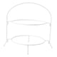 thumbnail image 5 of Soporte para pasteles, estante para mesa de postre, soporte de pastelería de Metal para decoración de bodas Blanco, 5 of 9