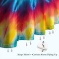thumbnail image 6 of Colorful Tie Dye Mandala Pattern Shower Curtain 84"x72" ,Bathroom Decorative Shower Curtains Set with 12 Hooks,Modern Waterproof Washable Shower Curtain, 6 of 6
