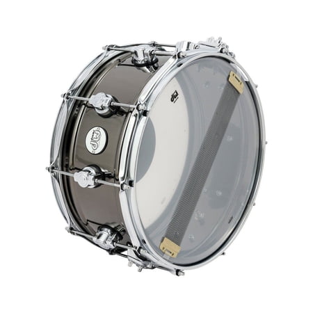 DW Design Series Snare, 6.5x14, Black Nickel Over Brass w/Chrome Hardware