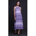 thumbnail image 2 of Bimba Tie-Dye Printed Women Backless Halter Neck Summer Holiday BeachÂ&nbsp;Dress-XXX-Large, 2 of 6