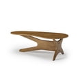 thumbnail image 5 of Camaflexi Mid Century Coffee Table, Solid Pine Wood Living Room Coffee Table, Mocha, 5 of 7