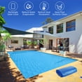 thumbnail image 2 of 12Mil Solar Pool Cover, Rectangle Sun Heater Covers for Inground Pools and Above Ground Swimming Pool, Heat Retaining Blanket for Water 1200 Series, 2 of 7