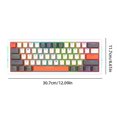 thumbnail image 1 of Teclado mecánico para juegos de 61 teclas con retroiluminación RGB de 1000 mAh para tableta portátil (P) Ndcxsfigh Para estrenar, 1 of 5