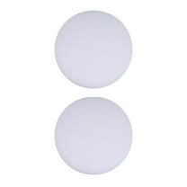 Pretyzoom 2PCS Wall Protector from Door Knobs Silicone White Round Anti Collision Pad