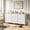White, variant on Dresser, Betcozy Storage Organizer with 7 Drawers for Bedroom, Chest of Drawers with Fabric Bins, Sturdy Metal Frame, Wood Tabletop for Guest Room, Closet, Entryway, Nursery, Gray