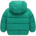 thumbnail image 2 of Children Kids Winter Warm Plush Long Sleeve Hooded Jacket Baby Boy Girl Down Coat Outerwear 2-7T, 2 of 7