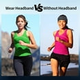 thumbnail image 3 of Hisgeru 3 Colors Elastic Polyester Workout Headbands for Women Men Sports Exercise, 3 of 6
