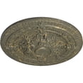 thumbnail image 3 of Ekena Millwork 26"OD x 3"P Vincent Ceiling Medallion (Fits Canopies up to 6"), Hand-Painted Witch Hazel Crackle, 3 of 5