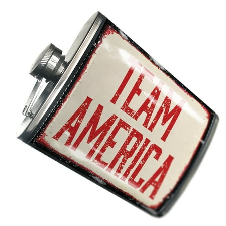 

NEONBLOND Flask Team America Fourth of July Aging Vintage Red