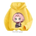 thumbnail image 3 of Sudadera con capucha de Naruto para niños, ropa informal para niños, ropa de Sonic, sudadera con capucha de dibujos animados para primavera y otoño, sudadera de Anime para niñas, camisetas de Kakashi, 3 of 5