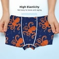 thumbnail image 3 of Yiaed Octopus Print Boys' Boxer Briefs Cotton Casual Stretch Comfort Boys Boxers - Kids Boxer Briefs Underwear for Boys (6-18)-Small, 3 of 5