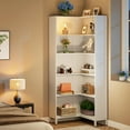 thumbnail image 7 of Tribesigns 71" Corner Bookcase, 6-Tiers L-Shaped Bookshelf, Industrial Corner Etagere Bookcase, 7 of 7