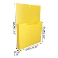 thumbnail image 3 of yuHome Magnetic Wall File Organizer A4 File Holder with Hanging Hole for Fridge Metal Cabinet Locker | Expanding Pocket Storage for Documents Mountable Wall Pocket, 3 of 10