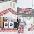 thumbnail image 5 of Colorful Geometric Striped Pattern (9) Kitchen Rugs Sets Of 2,Anti Fatigue Kitchen Mat Rugs Non Slip Washable,Decorative Kitchen Floor Mats for Kitchen,Sink,Laundry,17"x30"+17"x47", 5 of 7