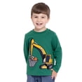 thumbnail image 2 of Wonder Nation Toddler Boys Interactive Graphic Tee with Long Sleeves, Sizes 12M-5T, 2 of 7
