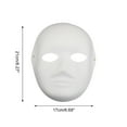 thumbnail image 2 of Unique Bargains 1 Pc Female Portrait Party Mask White Pulp, 2 of 5