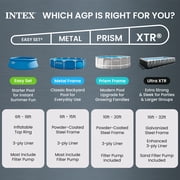 INTEX Ultra XTR 24 x 12 x 52 Above Ground Swimming Pool Set w/ Pump