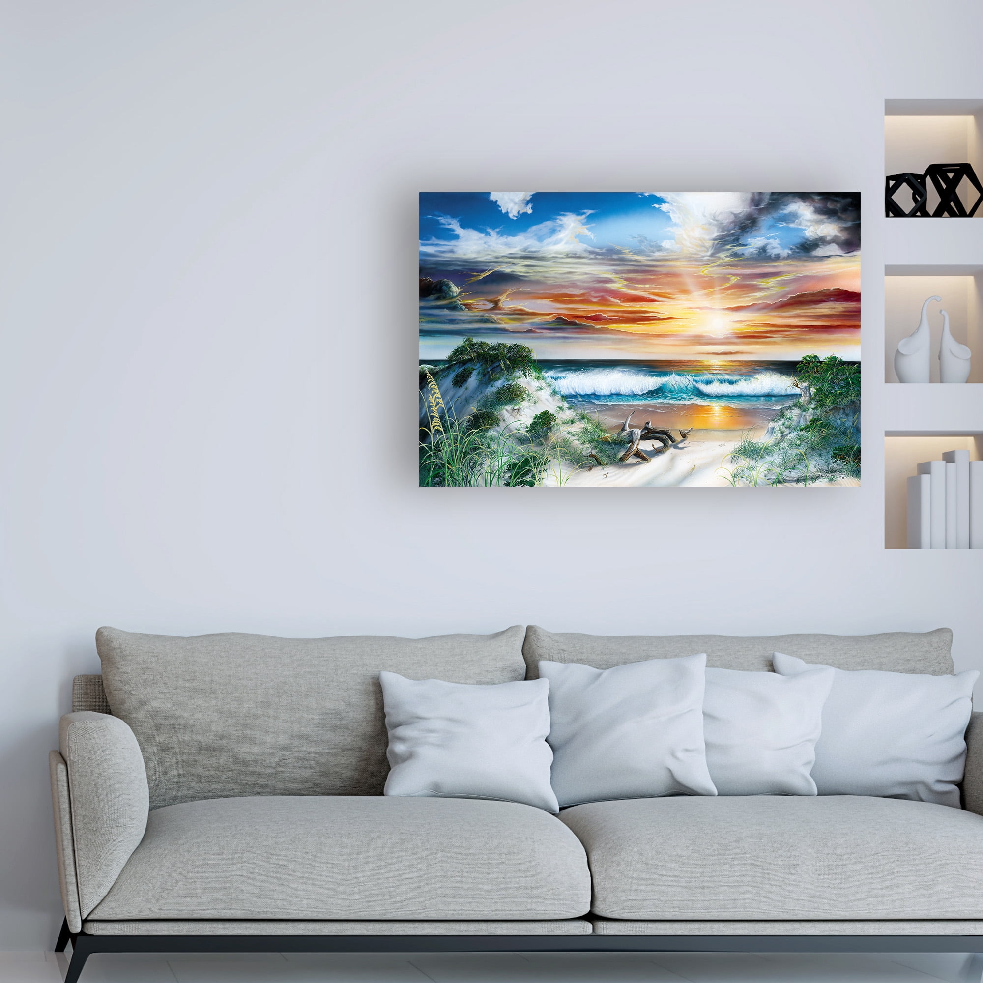 Trademark Fine Art 'Emerald Paradise' Canvas Art by Dann Spider Warren