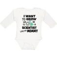 thumbnail image 3 of Inktastic I Want to Grow Up to Be a Scientist Like My Mommy Boys or Girls Long Sleeve Baby Bodysuit, 3 of 5
