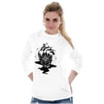 thumbnail image 4 of Diamond Bleeding Heart Compass Plus Size Long Sleeve Graphic Tee Shirt Brisco Brands 2X, 4 of 5