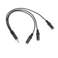 thumbnail image 3 of WAXIAYU 3.5mm Audio Splitter Cable for Cellphone Headset - 1 Input 3 Output (Black), 3 of 6
