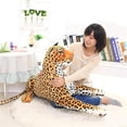 thumbnail image 3 of Giant Leopard Stuffed Animal Large Stuffed Cheetah Plush Toy Gifts For Kids, 3 of 4