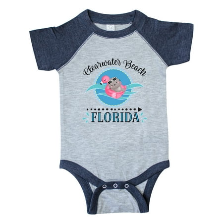

Inktastic Clearwater Beach Florida Trip Gift Baby Girl Bodysuit