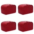thumbnail image 1 of WUSUOWEI 4PCS Bread Toaster Cover and Protector,Toaster Cover,Polyester Fabric Quilted Four Slice Toaster Appliance Dirt Proof Cover for Kitchen Small Appliance Dirt and Fingerprint Protection, 1 of 1