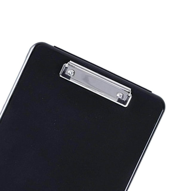 ziyahi Plastic A4 File Box Document Folder Writing Pad Box Organizer Supply Black