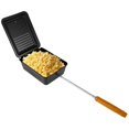 thumbnail image 2 of Popcorn Popper Nonstick Popcorn Pot with Removable Long Handle Sturdy Iron Popcorn Popper Portable Popcorn Pot Multipurpose Popcorn Popper for Kitchen Camping Party, 2 of 11