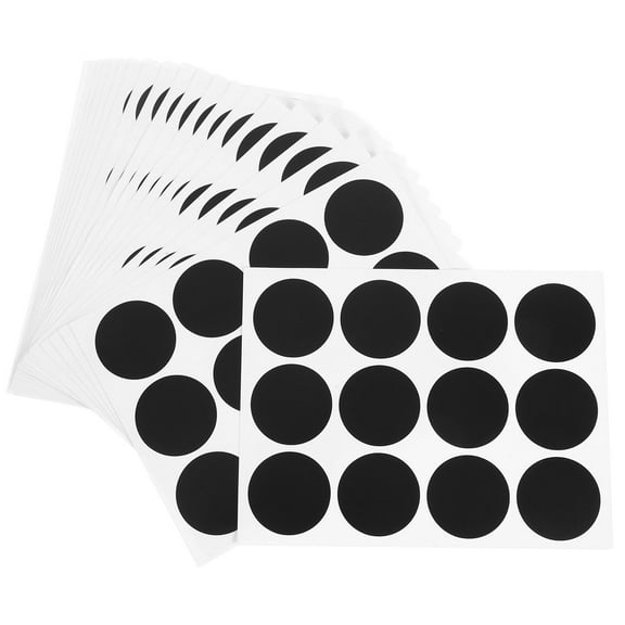 240 Pcs Spice Jar Labels Practical Stickers Black