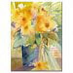 Trademark Art "Yellow Print" Canvas Art by Sheila Golden