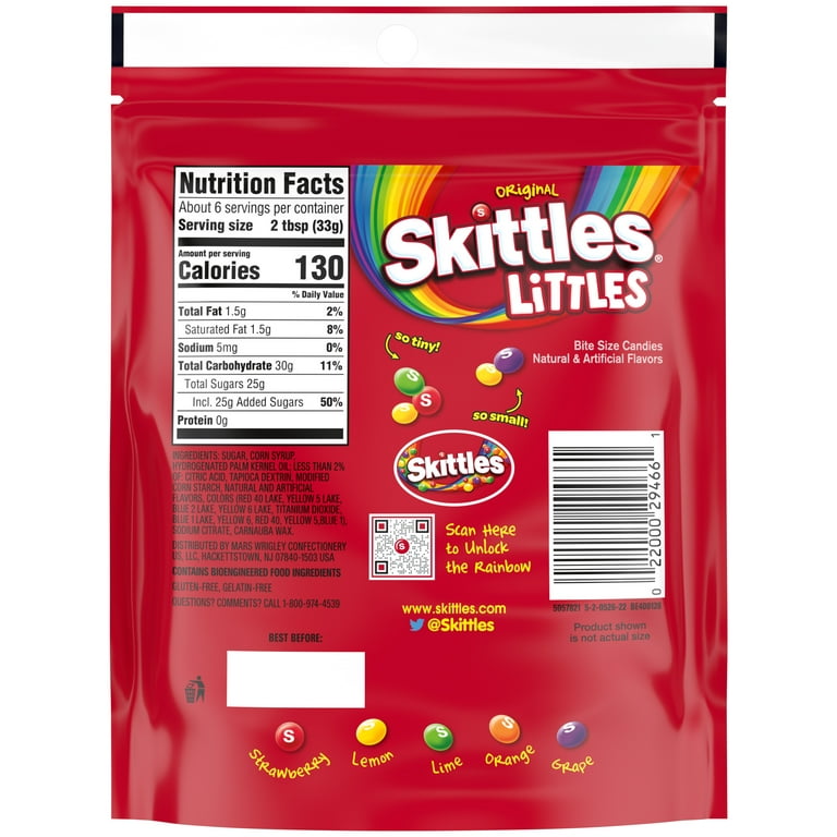 Skittles Littles Tubes - 24ct