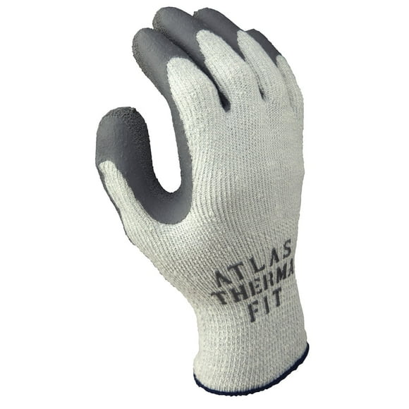 Guantes de trabajo Atlas Therma Fit 451, color gris, talla S, 1 par