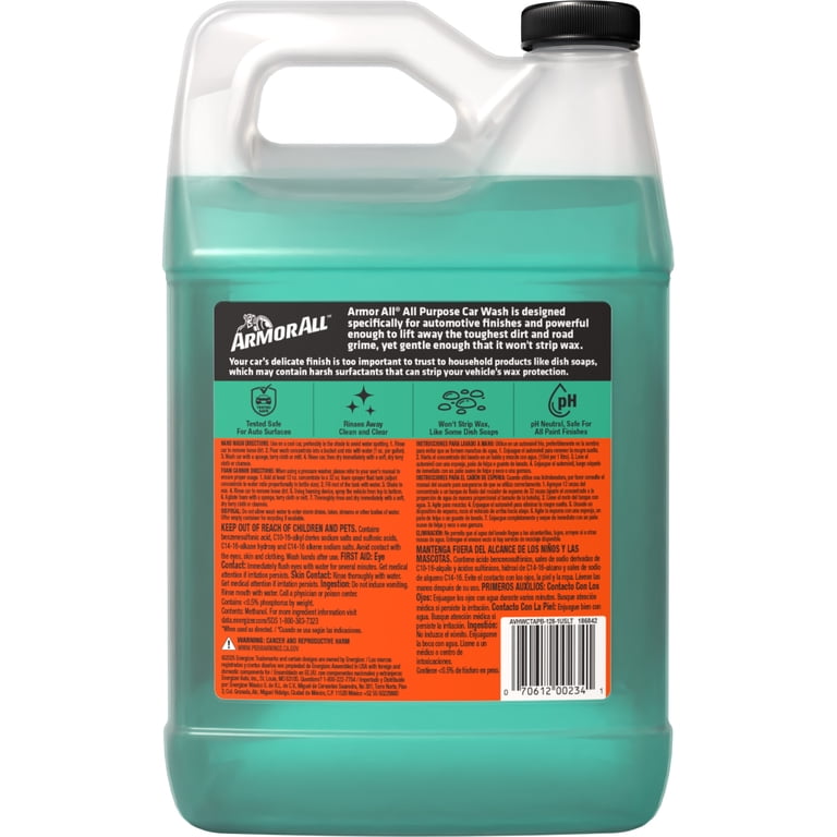 Armor All All-Purpose Car Wash, Citrus Scent, 128oz photo 8