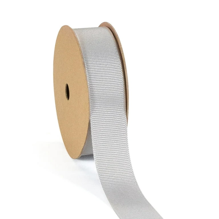 Laribbons 2 inch Wide Double Face Satin Ribbon - 25 Yard (029-White)