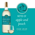 Oak Leaf Vineyards Pinot Grigio/Colombard White Wine, 750 ml Glass, ABV